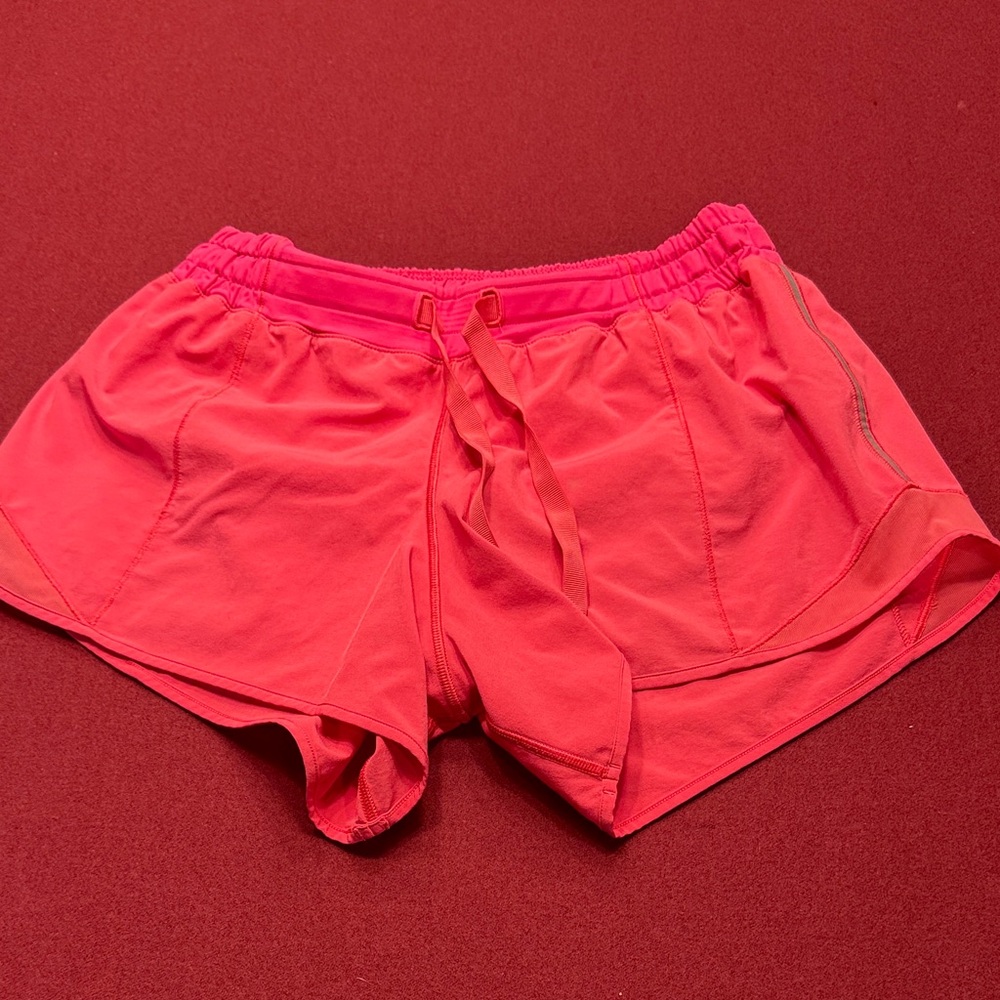 Lululemon Athletica Bright Pink Athletic Shorts